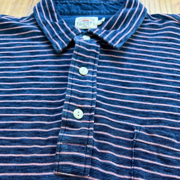 Faherty Brand Longsleeve Polo - Picture 2 of 5